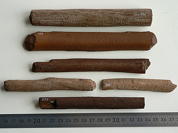 Sabaic inscribed wooden sticks